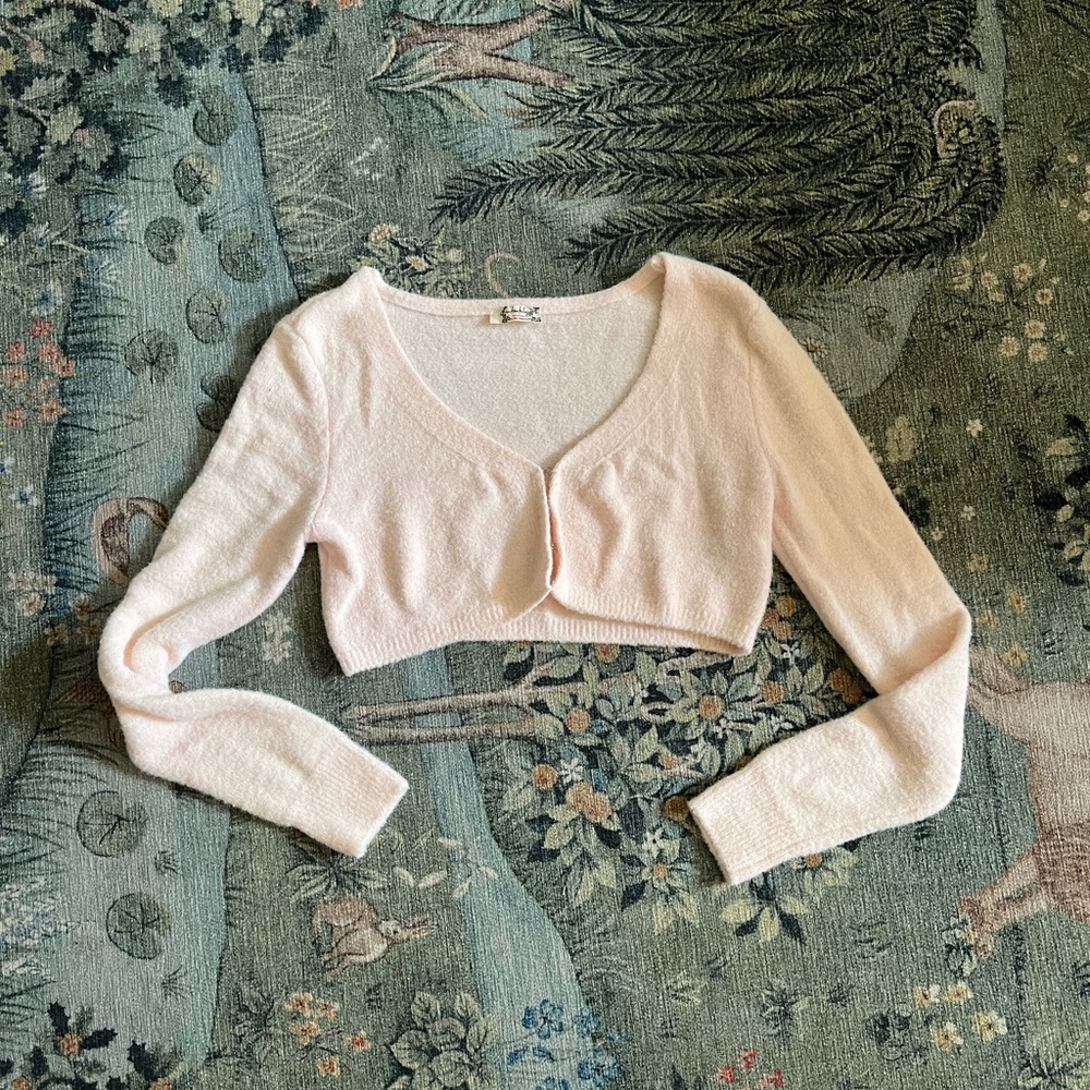 Free people On The Runway cropped cardigan